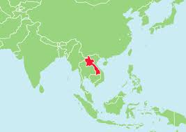 ラオス　地図　laos map