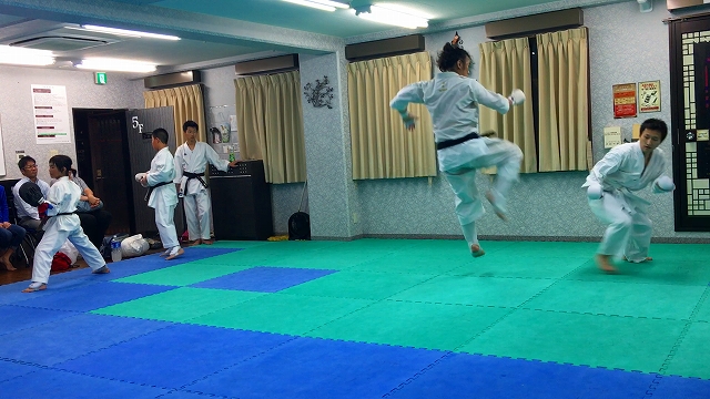 香川政夫師範の実兄の香川政義師範の空手道場　shotokan osaka karate kagawa masayoshi 　大阪府八尾市　東成区　大阪市　伝統流派　松濤館流　松涛連盟　 kagawa masayoshi