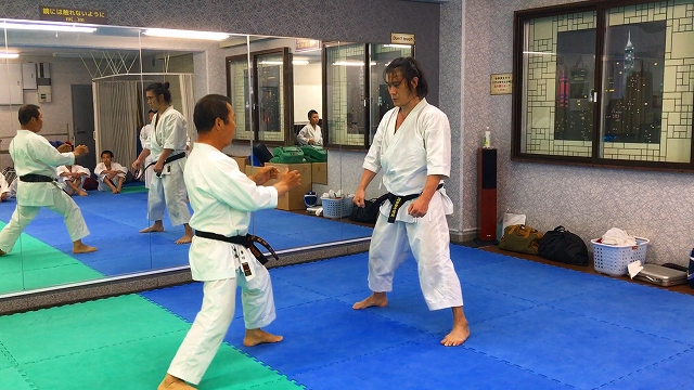 香川政夫師範の実兄の香川政義師範の空手道場　shotokan osaka karate kagawa masayoshi 　大阪府八尾市　東成区　大阪市　伝統流派　松濤館流　松涛連盟　 kagawa masayoshi