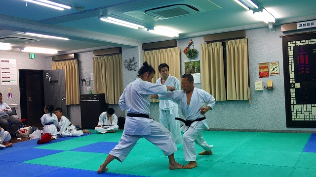 香川政夫師範の実兄の香川政義師範の空手道場　shotokan osaka karate kagawa masayoshi 　大阪府八尾市　東成区　大阪市　伝統流派　松濤館流　松涛連盟　 kagawa masayoshi